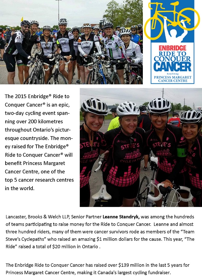 Leanne in Ride to End Cancer 2015 rev2